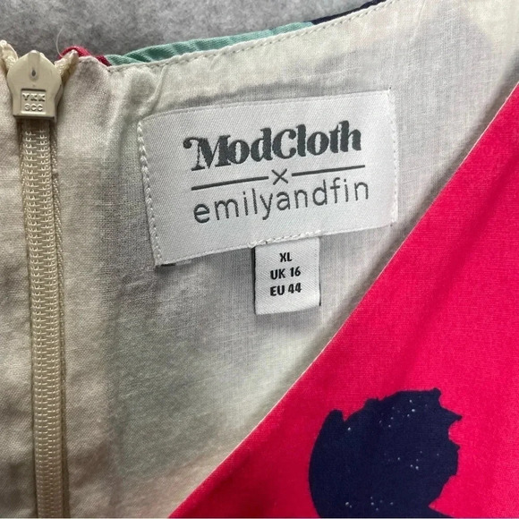 Modcloth x Emily and Fin Miss Magnificent Floral Midi Dress - Picture 8 of 8